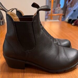 Blundstone Black Heeled Boots